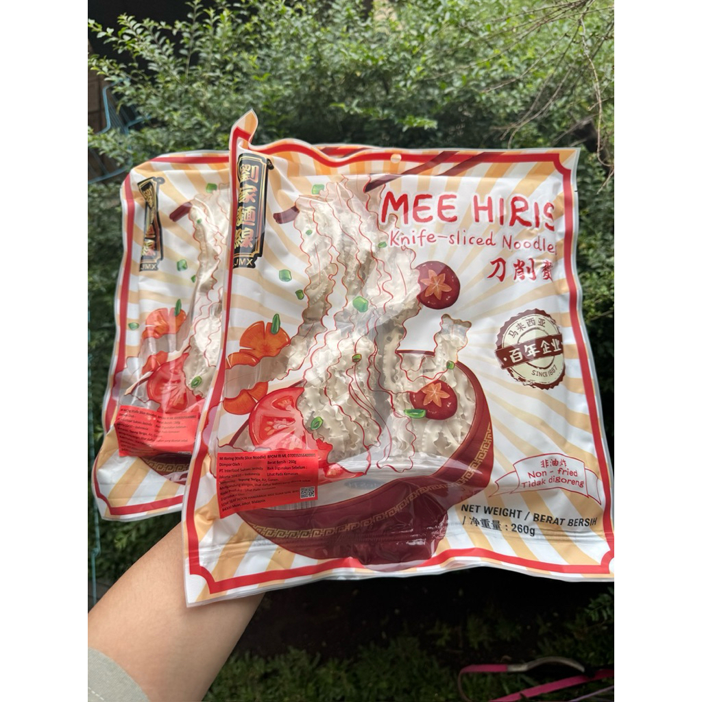 

LJMX mee hiris knife-sliced noodle 260gr