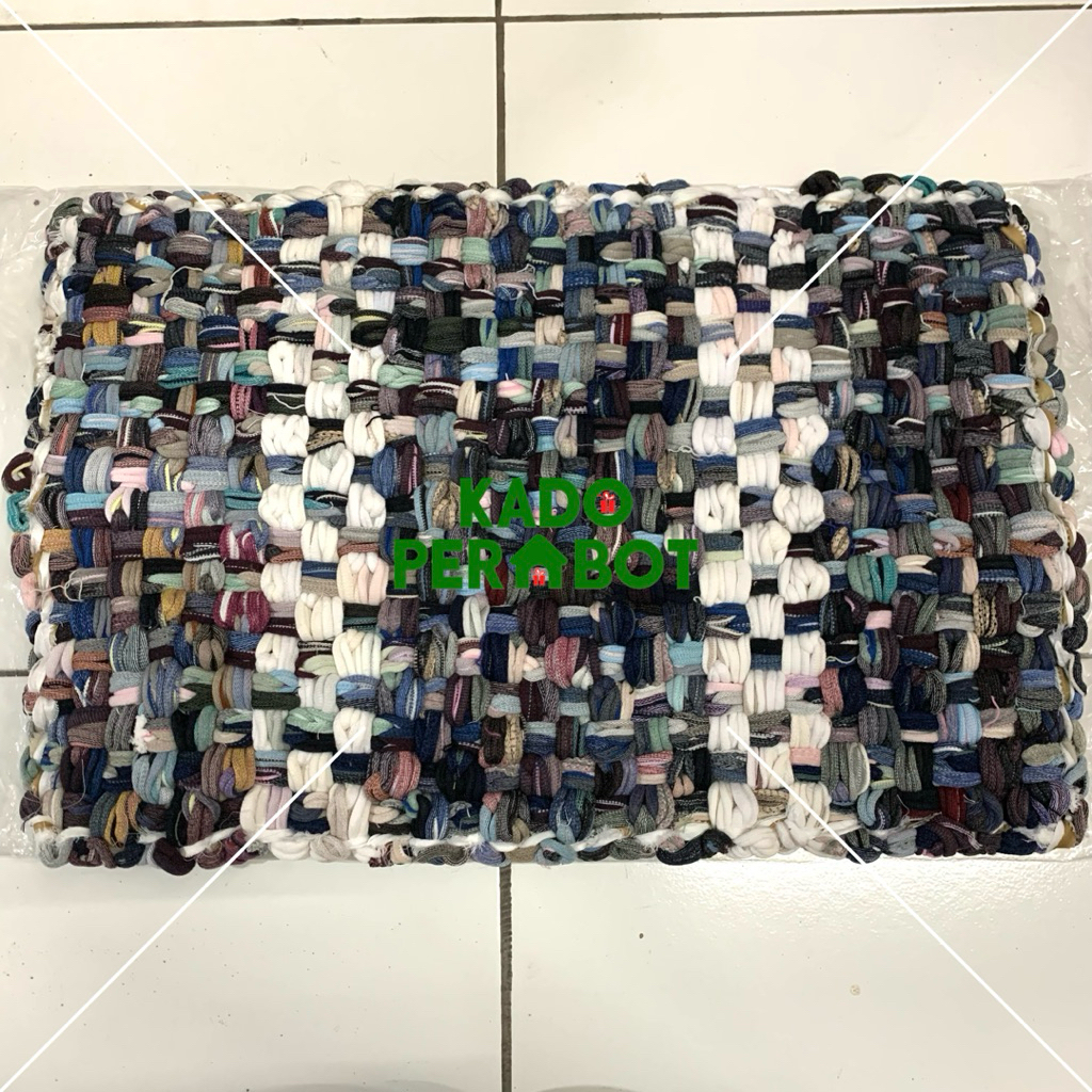 Keset Kaki - Keset Kain - Kosetan Kaki - Lap Kaki - Keset Anyam Jumbo