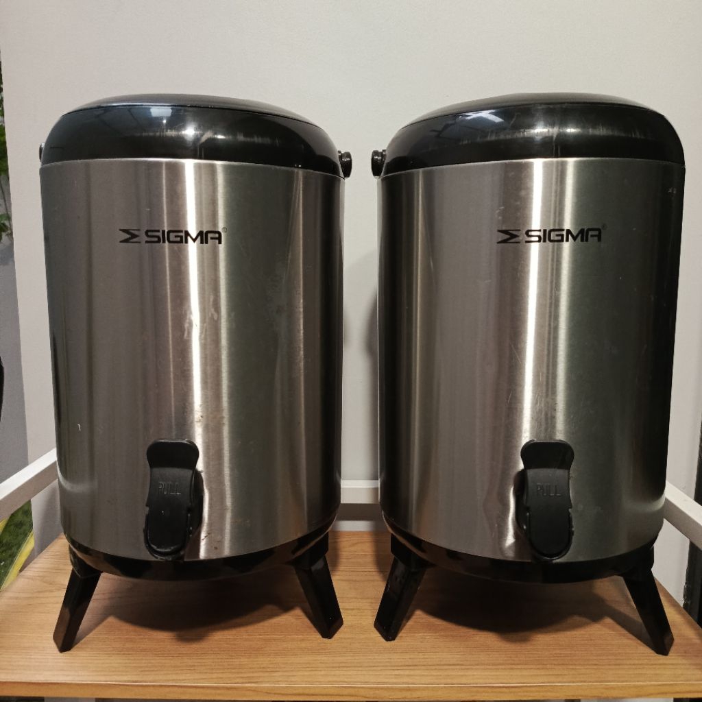 2 Unit Termos Panas / Dingin Sigma BPS-1000 9,5Liter Second Bekas