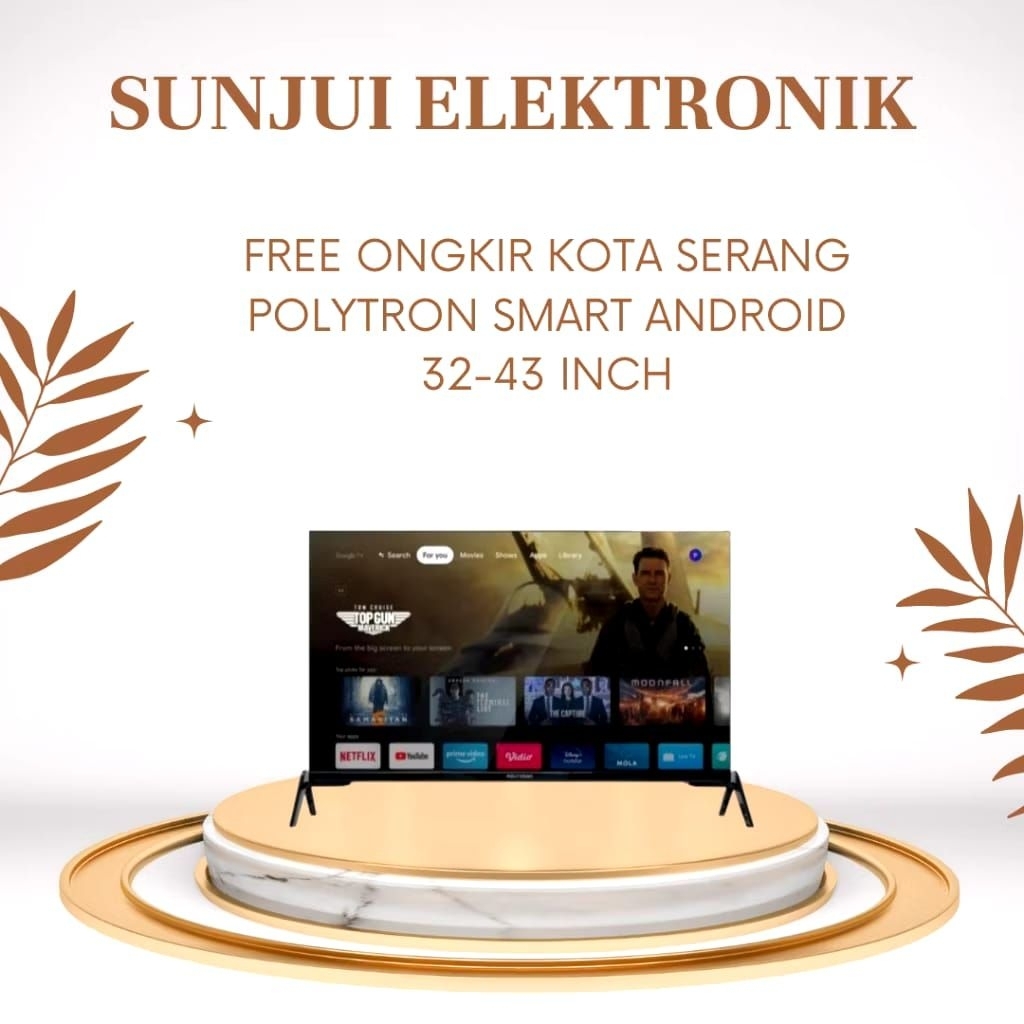 TV ANDROID 43INCH POLYTRON 43RG9059