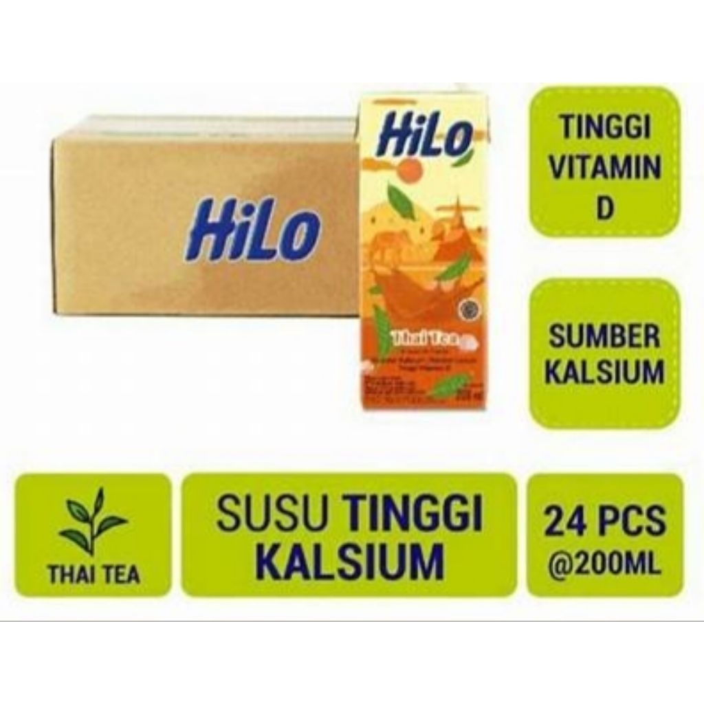 

Hilo RTD Thai Tea 200ml 1dus isi 24pcs