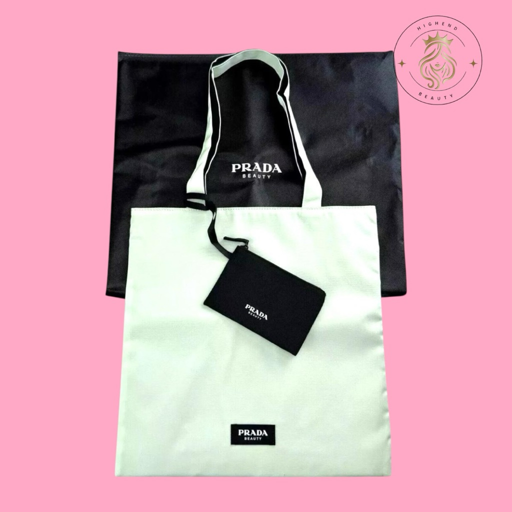 Prada Tote Bag Dua Sisi Original Gift Parfum