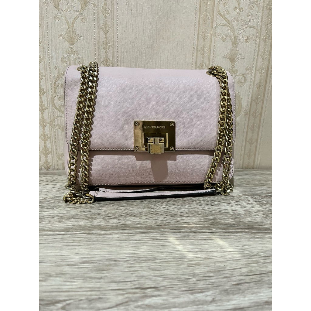 TAS SECOND MK BABY PINK SLING RANTAI