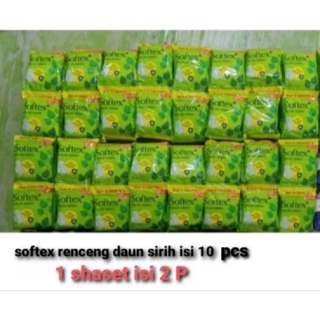 SOFTEX DAUN SIRIH WING 23CM RENCENG ISI 10PCS