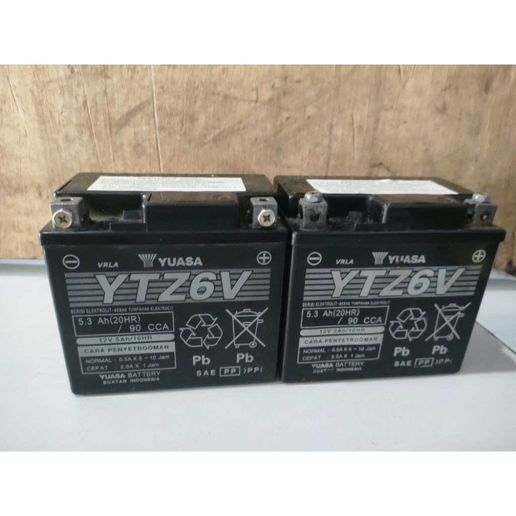 AKI SECOND/BEKAS YTZ6V YUASA