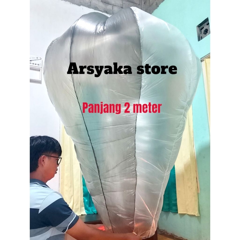 (PRODUK BARU) BALON UDARA TINGGI 2 METER /LAMPION BESAR