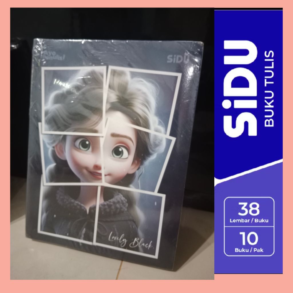 

Buku Tulis SiDU isi 38 lbr edisi Frozen