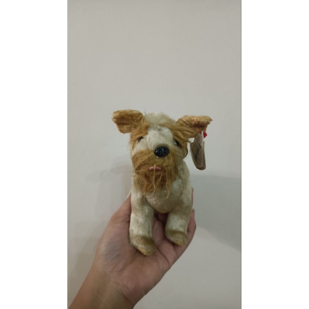 Boneka Bulir Anjing / Guguk / Doggy Vintage Schnitzel Ori TY