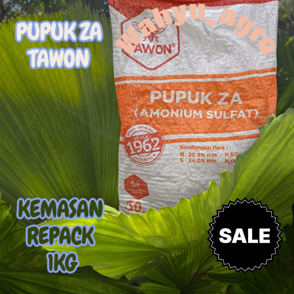 PUPUK ZA TAWON,PUPUK ZA(AMONIUM SULFAT)KEMASAN REPACK 1KG