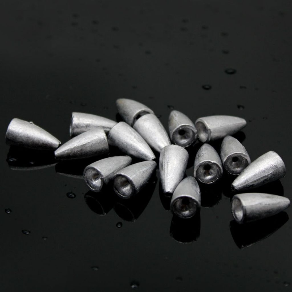 Timah Pancing Timah Kerucut Berbagai Ukuran