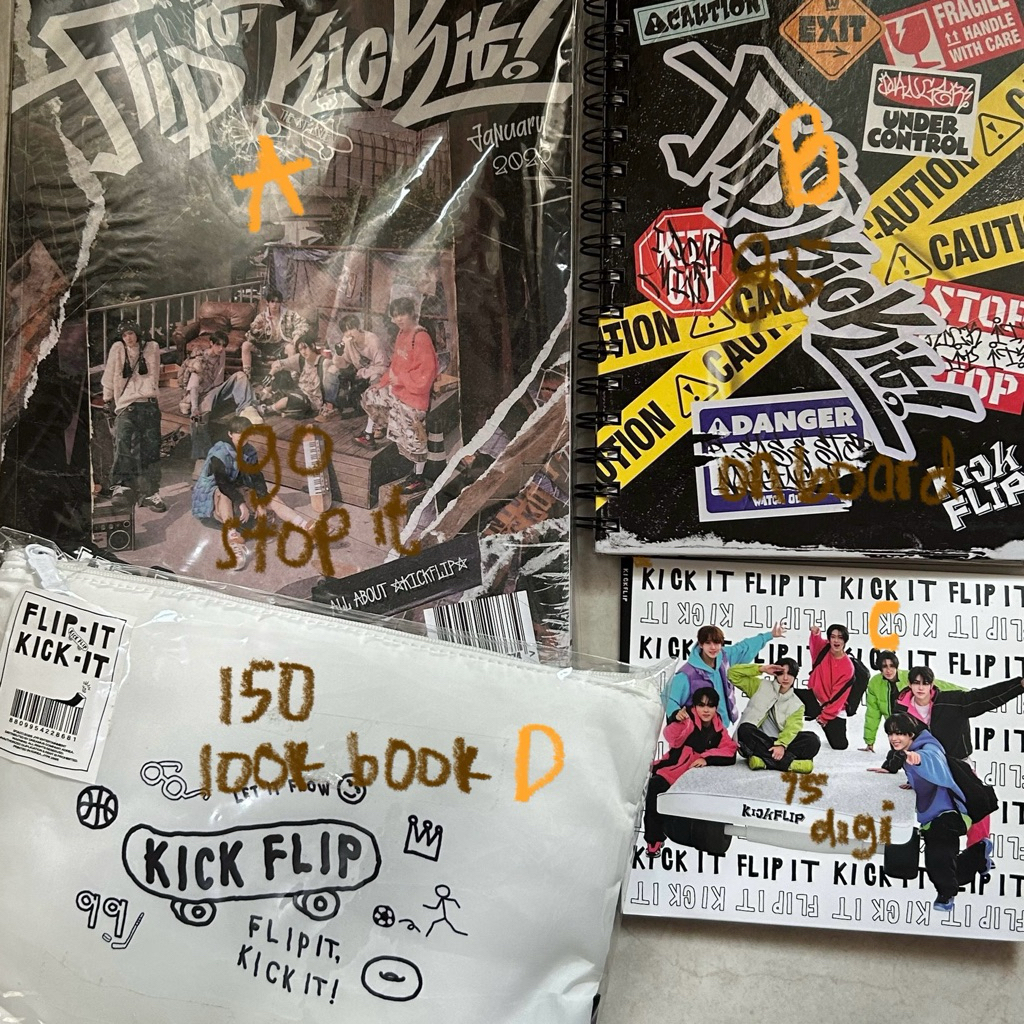 KICKFLIP ALBUM UNSEALED (free photocard official)