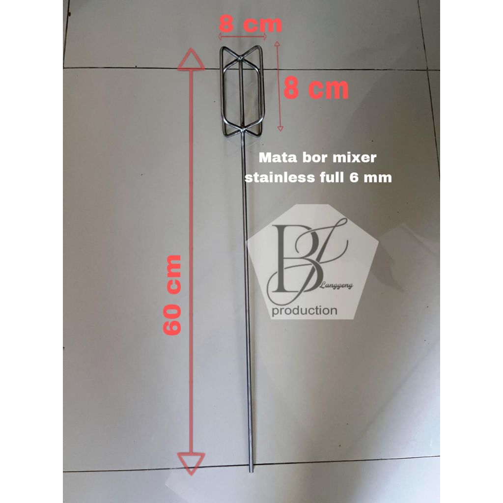 Mata bor mixer pengaduk cat,adonan dll