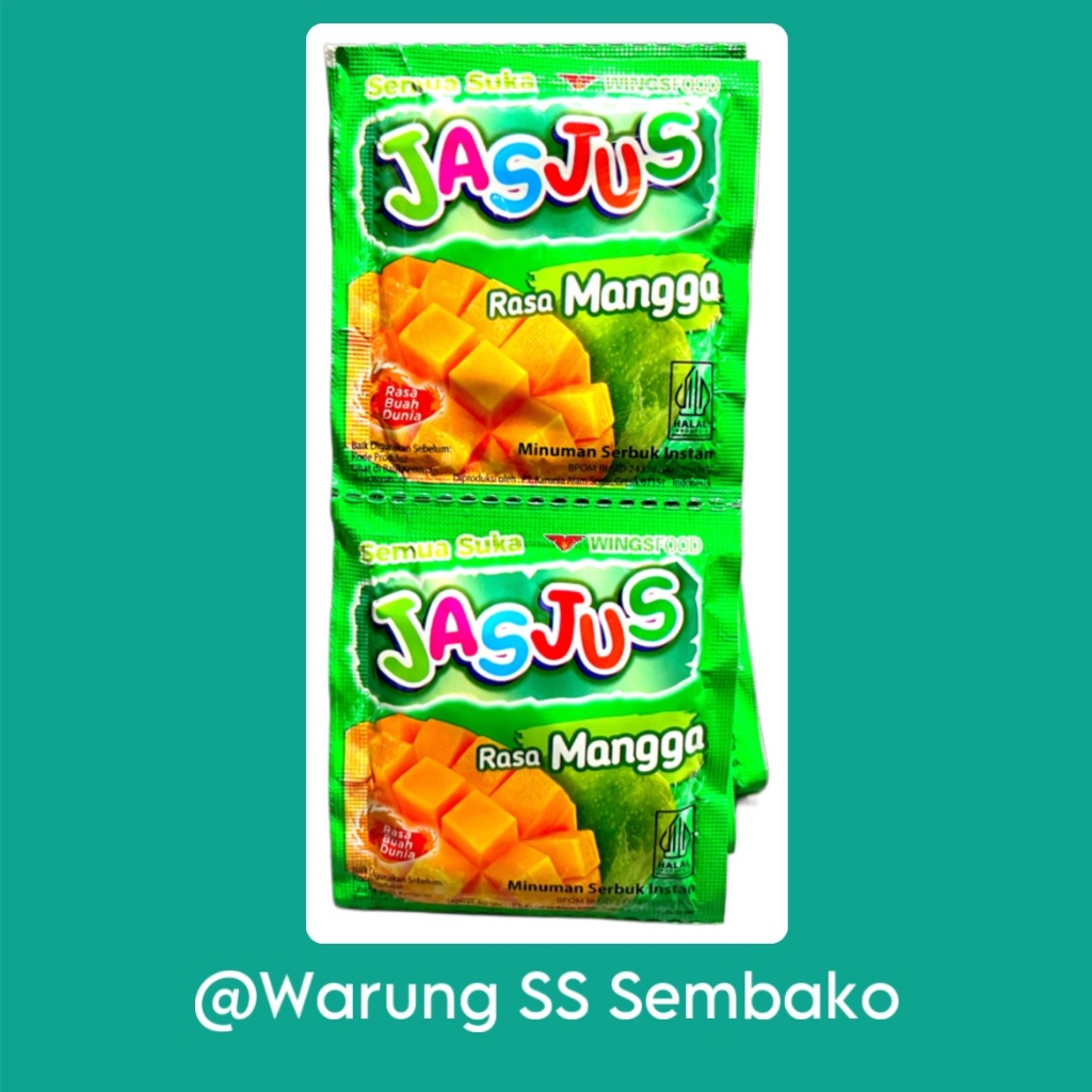 

Jasjus Minuman Serbuk Mangga 1 renceng isi 10 pcs