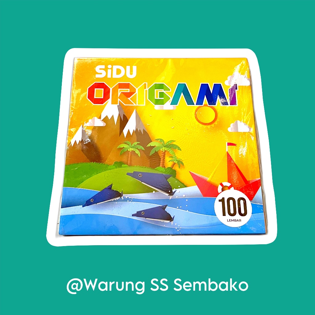 

Sidu Kertas Lipat Origami 100 lembar 16 x 16 cm