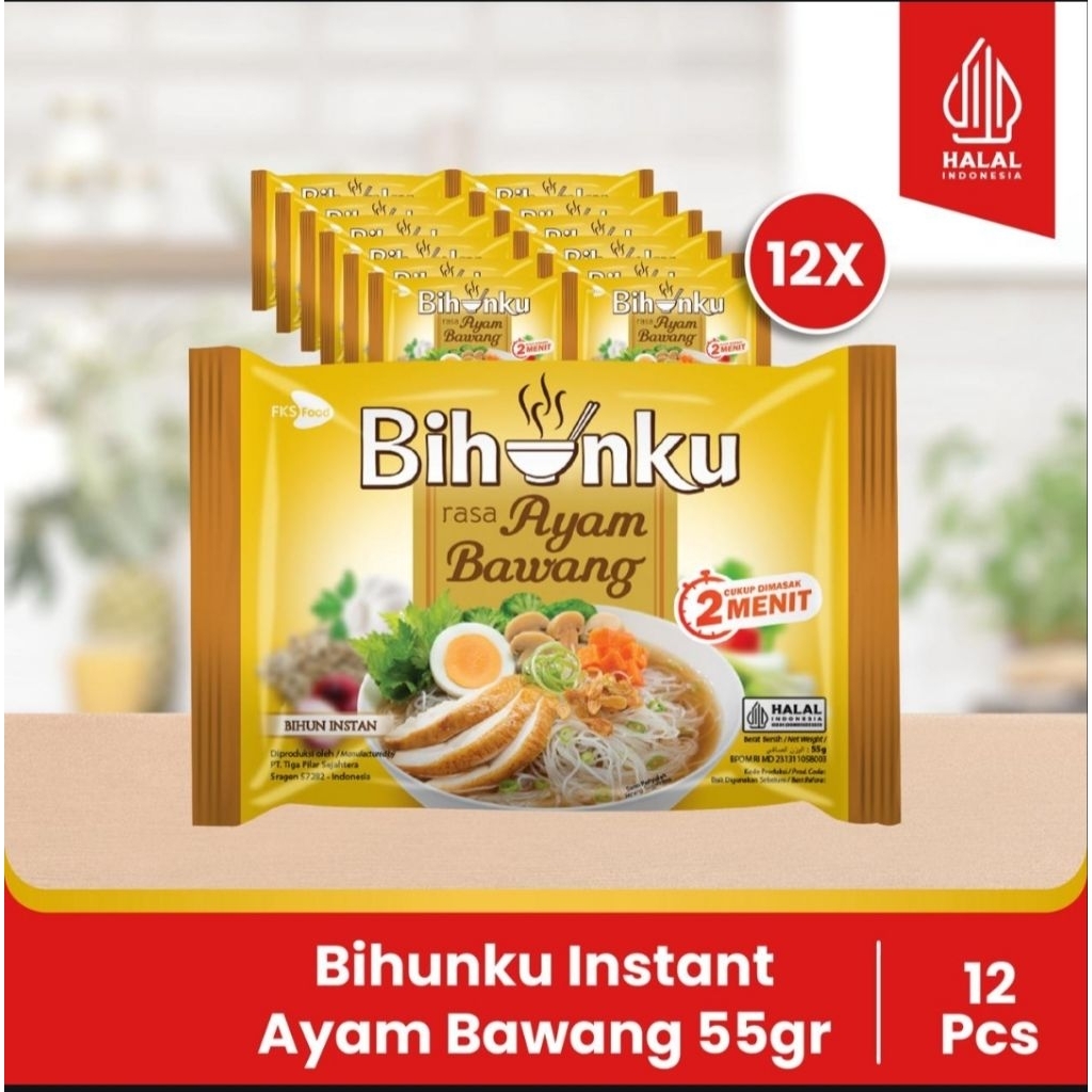 

Paket Bundling - Bihunku Instan - Ayam Bawang - 55gr - 12pcs