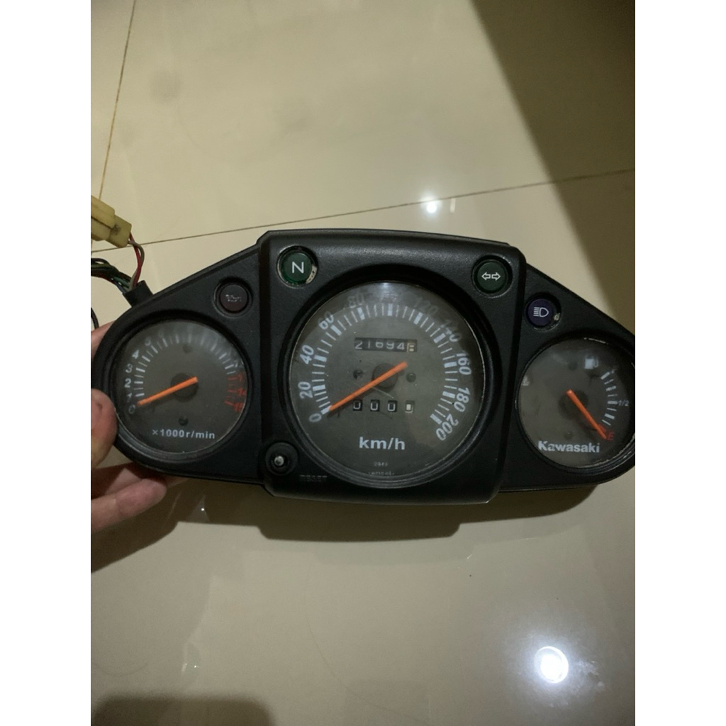 speedometer ninja 250 karbu copotan