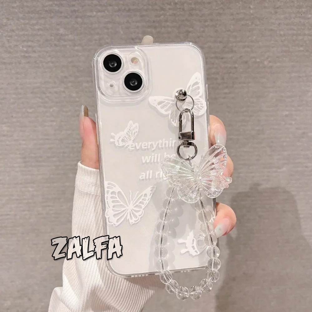 Case Tali Butterfly For Xiaomi Redmi 15C 15 Redmi Note 14 Pro 13 Pro 12 Pro 11 Pro 10 Pro 9 Pro 8 Pr