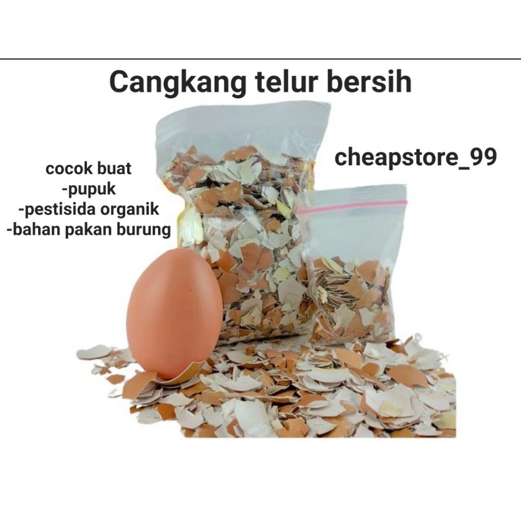 

Cangkang Telur / Kulit Telur / Cangkang Telur Ayam Negeri Bersih