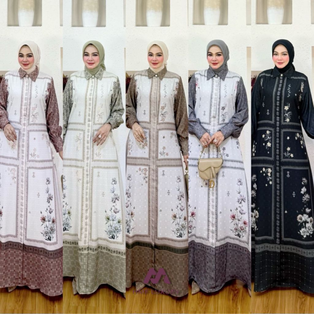 GAMIS DRESS ADISHA ORI PREMIUM BY HMF