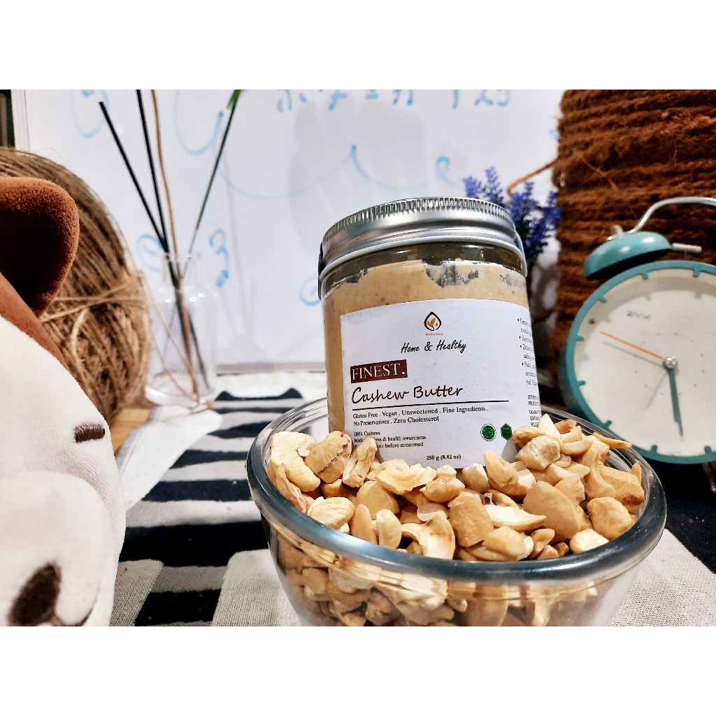 

NUTRIFERA Selai Kacang Mede / Roasted Cashew Butter Tanpa Pemanis dan Tanpa Pengawet 100gr /250gr