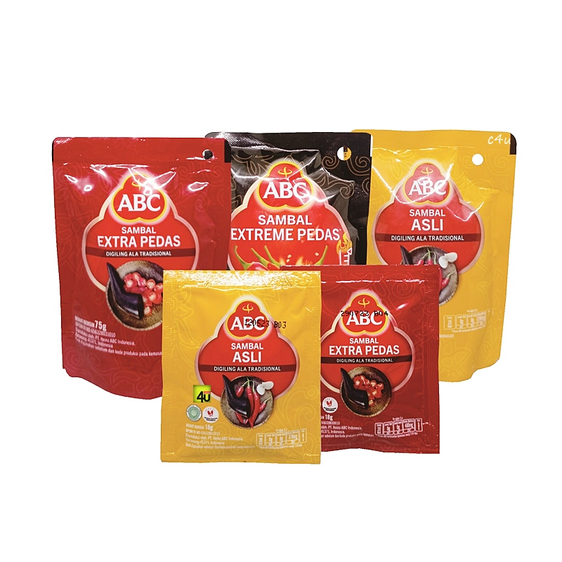 

ABC - Saus Sambal - Kemasan POUCH MINI dan SACHET