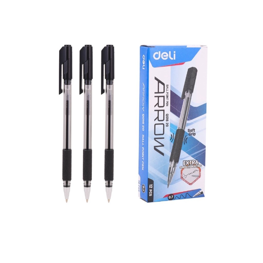 

Pulpen Pen Tutup Ballpoint DELI 0.7 mm EQ-01620