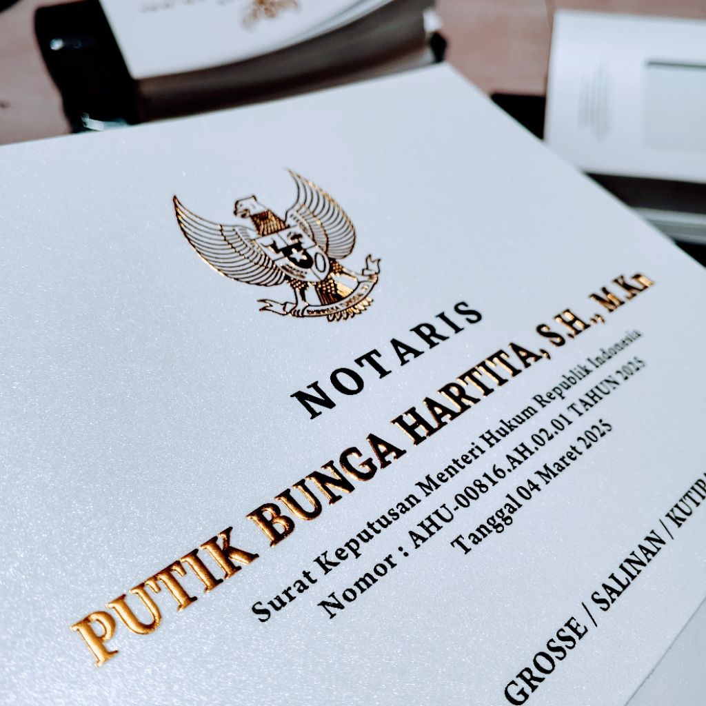 

COVER AKTA NOTARIS ( costum )