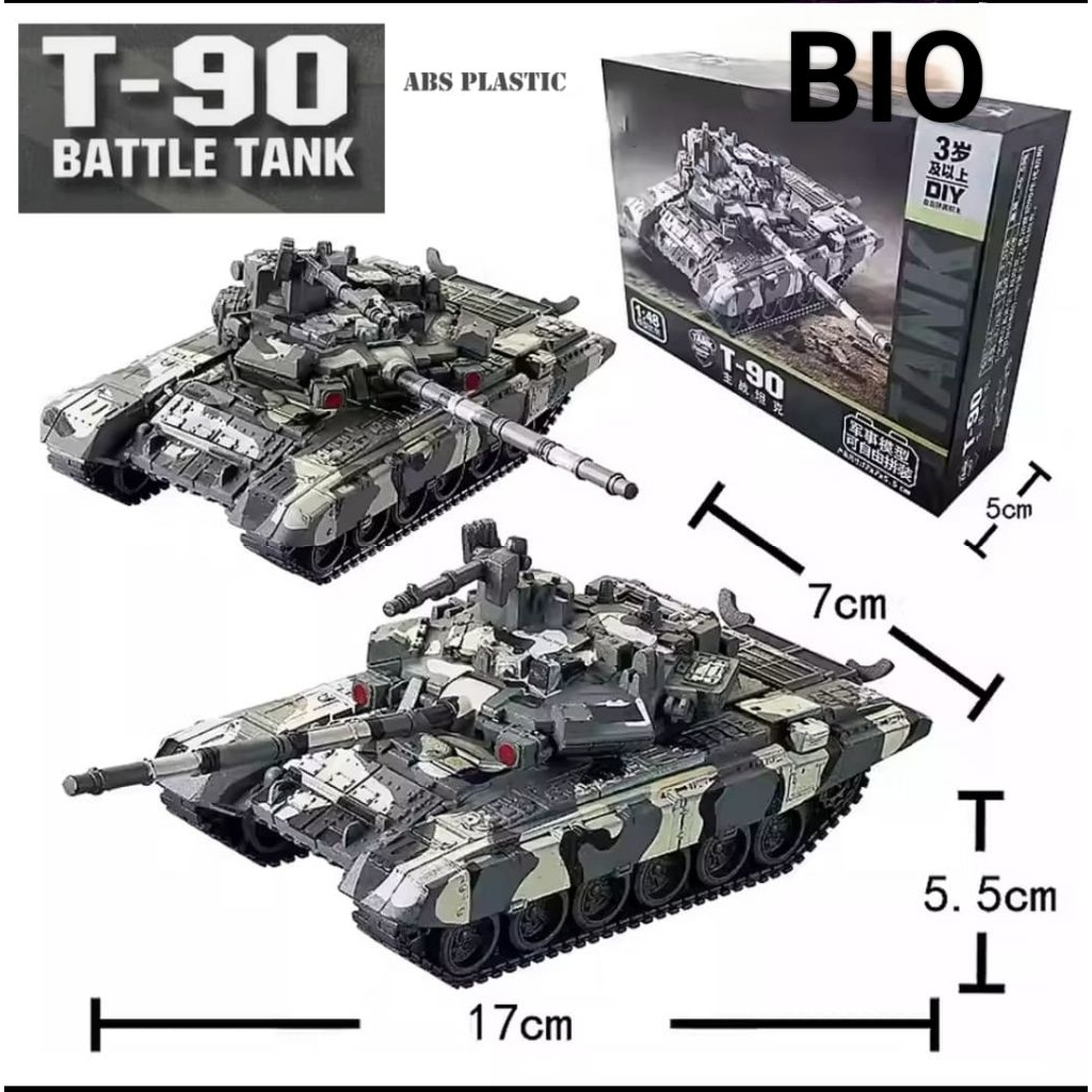 model kit Tank T-90 4D model kit military