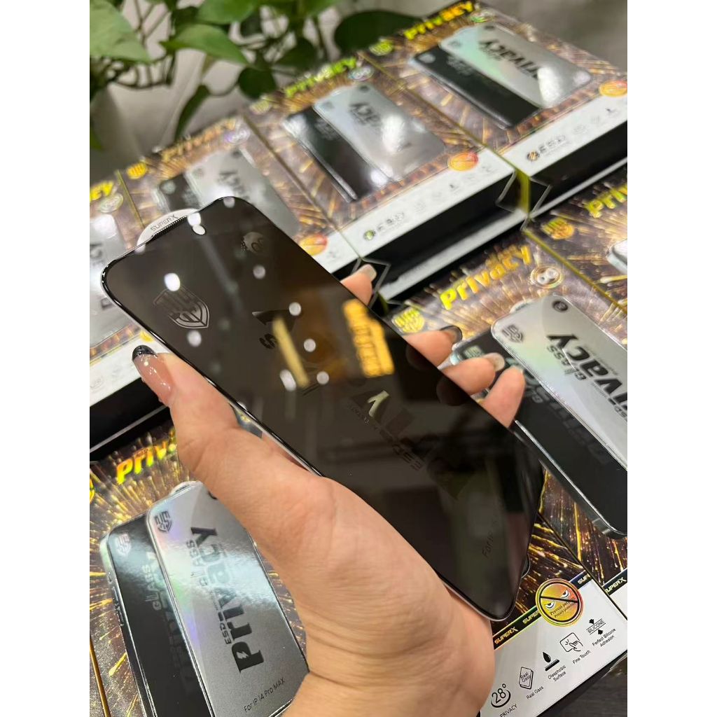 Samsung Galaxy M11 Tempered Glass Privacy ESD Anti Static Anti Gores Pelindung Layar Hp