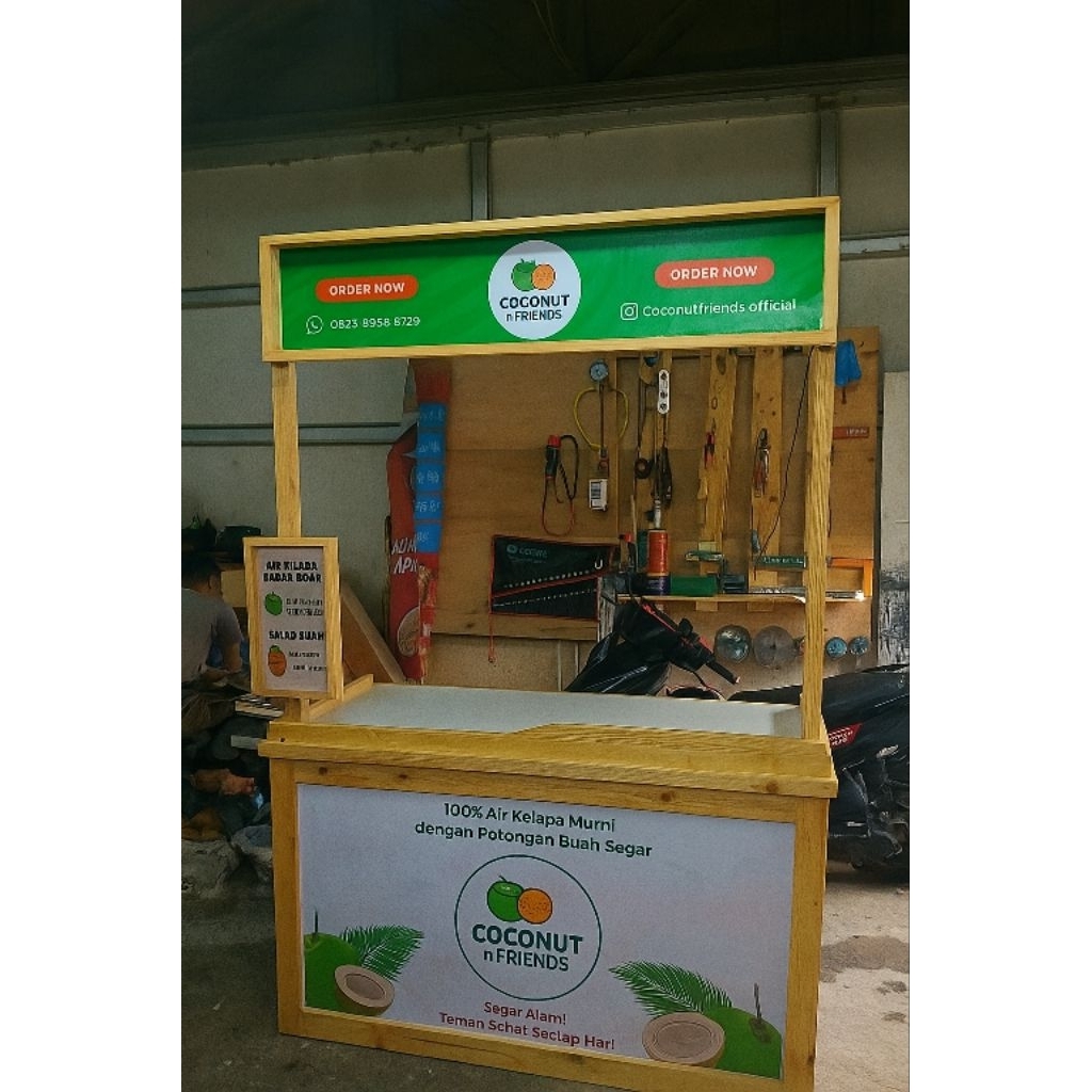 Gerobak Lipat/both lipat/both portable