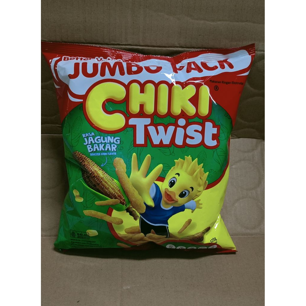 

Chiki twis Jumbo pack Jagung bakar 120gr