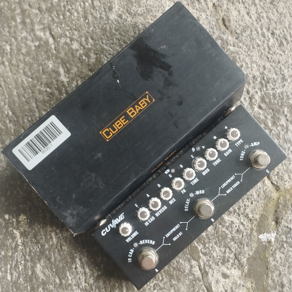 EFEK GITAR CUVAVE CUBE BABY SECOND SEPERTI BARU MURAH