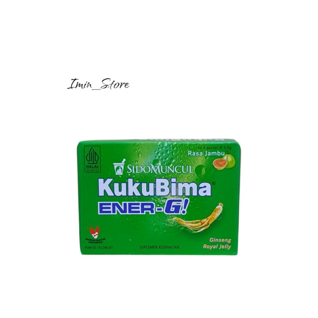 

Kukubima Energi Jambu + Ginseng Royal Jelly Isi 6 Satset