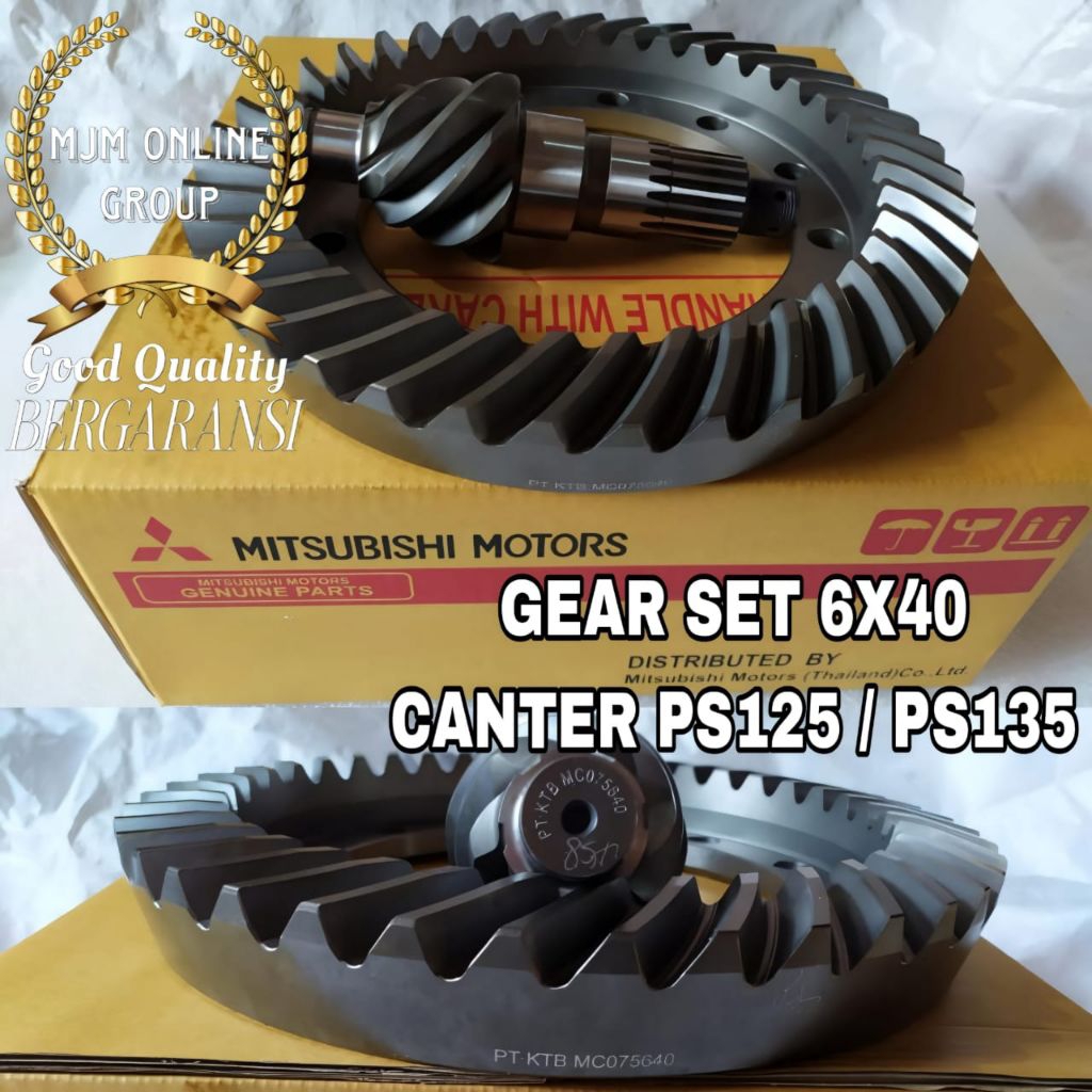 Gear set 6x40 Canter - Gigi gardan Mitsubishi Canter Ps125 / Ps135 rasio 6x40 Orisinil
