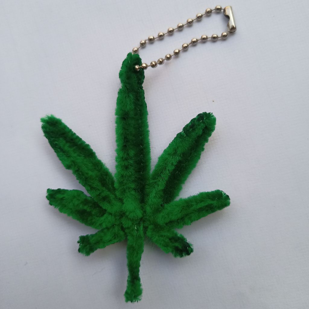 Gantungan Kunci Daun Reggae /Rastafara / Reggae / Jamaica / Bob Marley