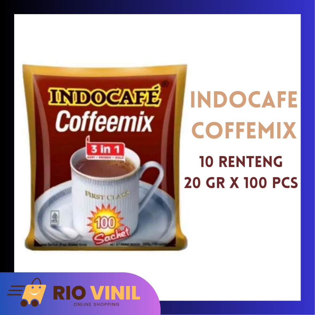 

INDOCAFE COFFEMIX ISI 100 PCS