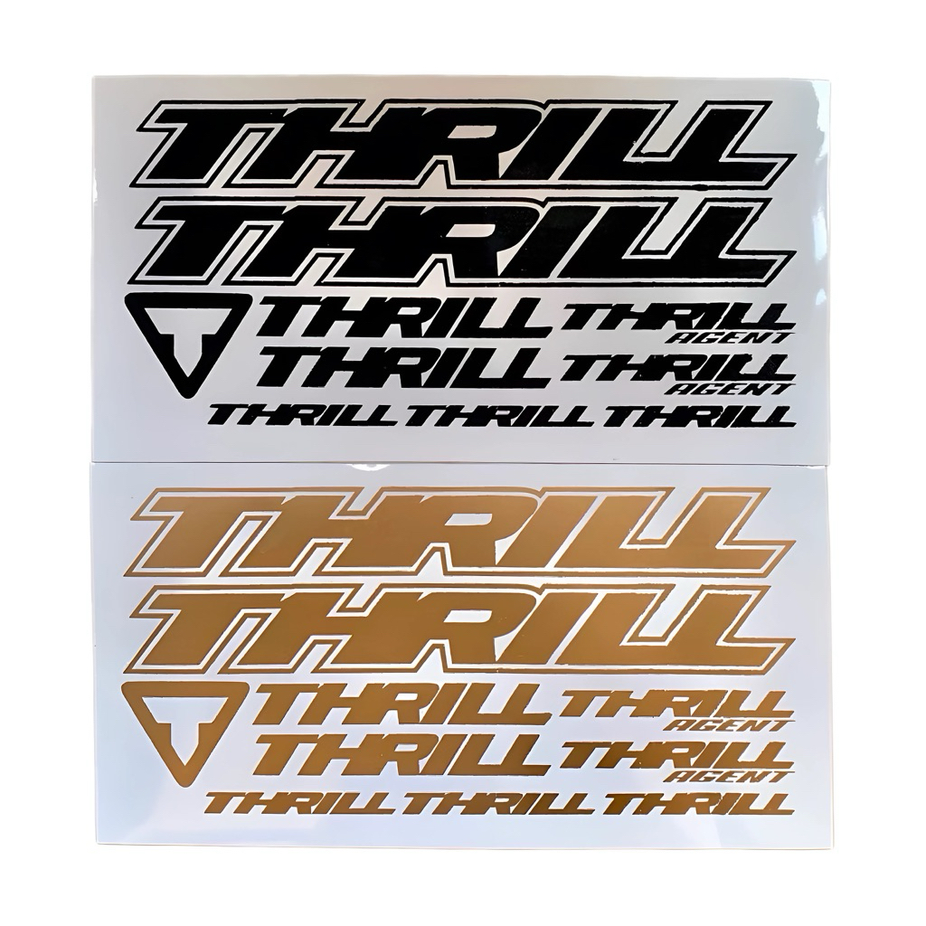 Stiker Sepeda Thrill Agent Sticker Striping