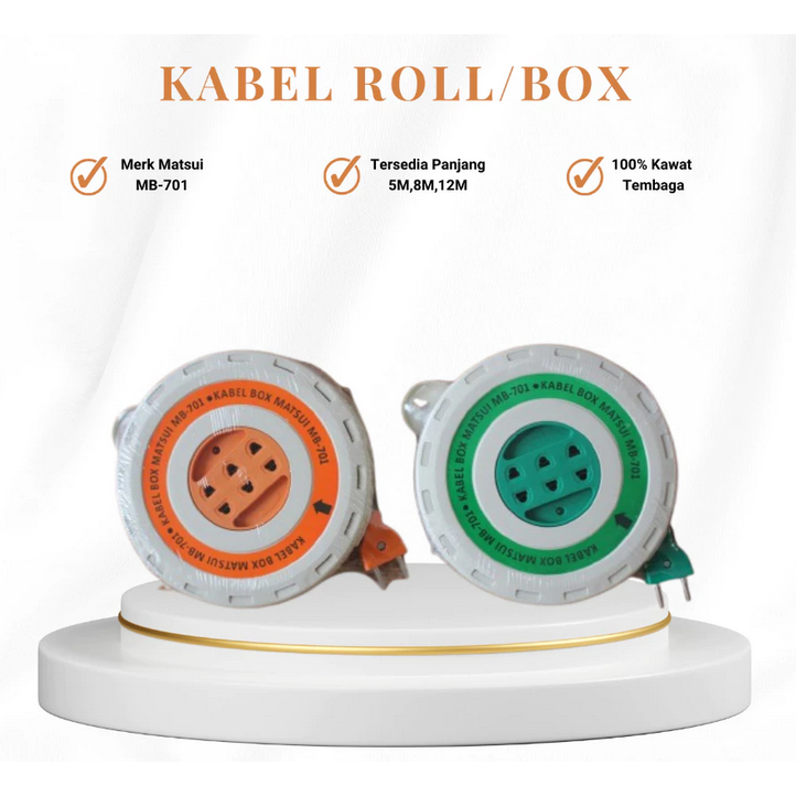 Stop kontak kabel olor Box kabel matsui mb-701