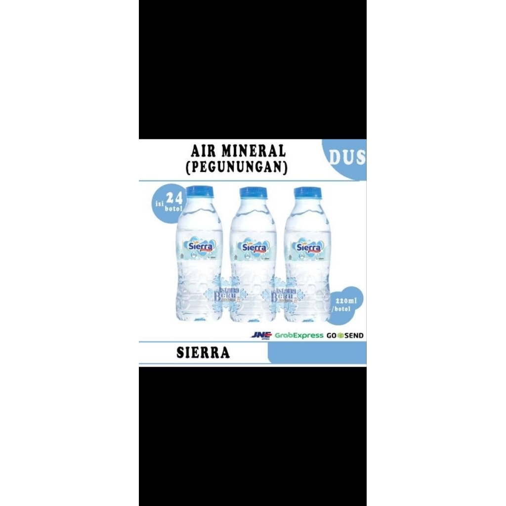 

Air Mineral sierra 220ml (isi 24)