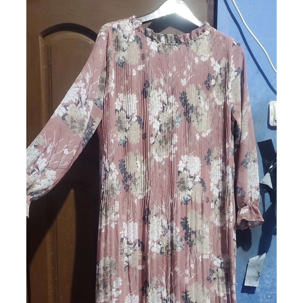 Dress Gamis plisket import Bangkok