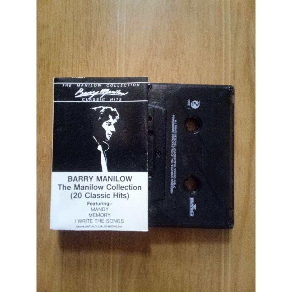 kaset pita barry manilow - the manilow collections