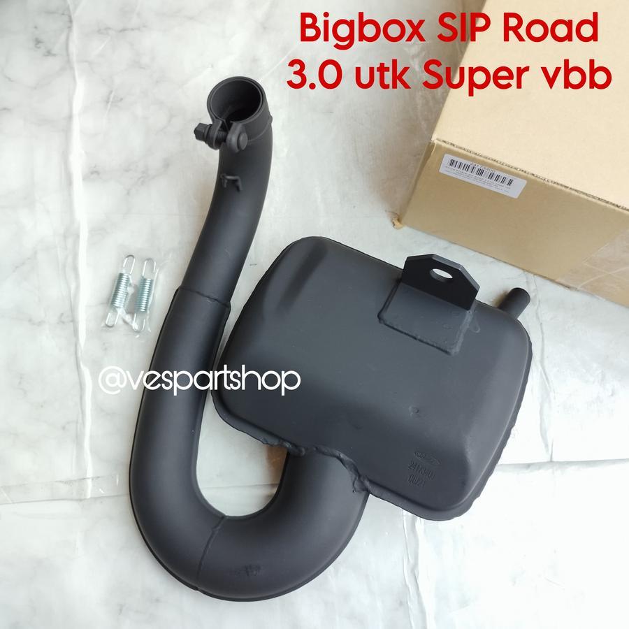 Knalpot Bigbox SIP Road 3.0 by SIP Scootershop Germany utk Super vbb
