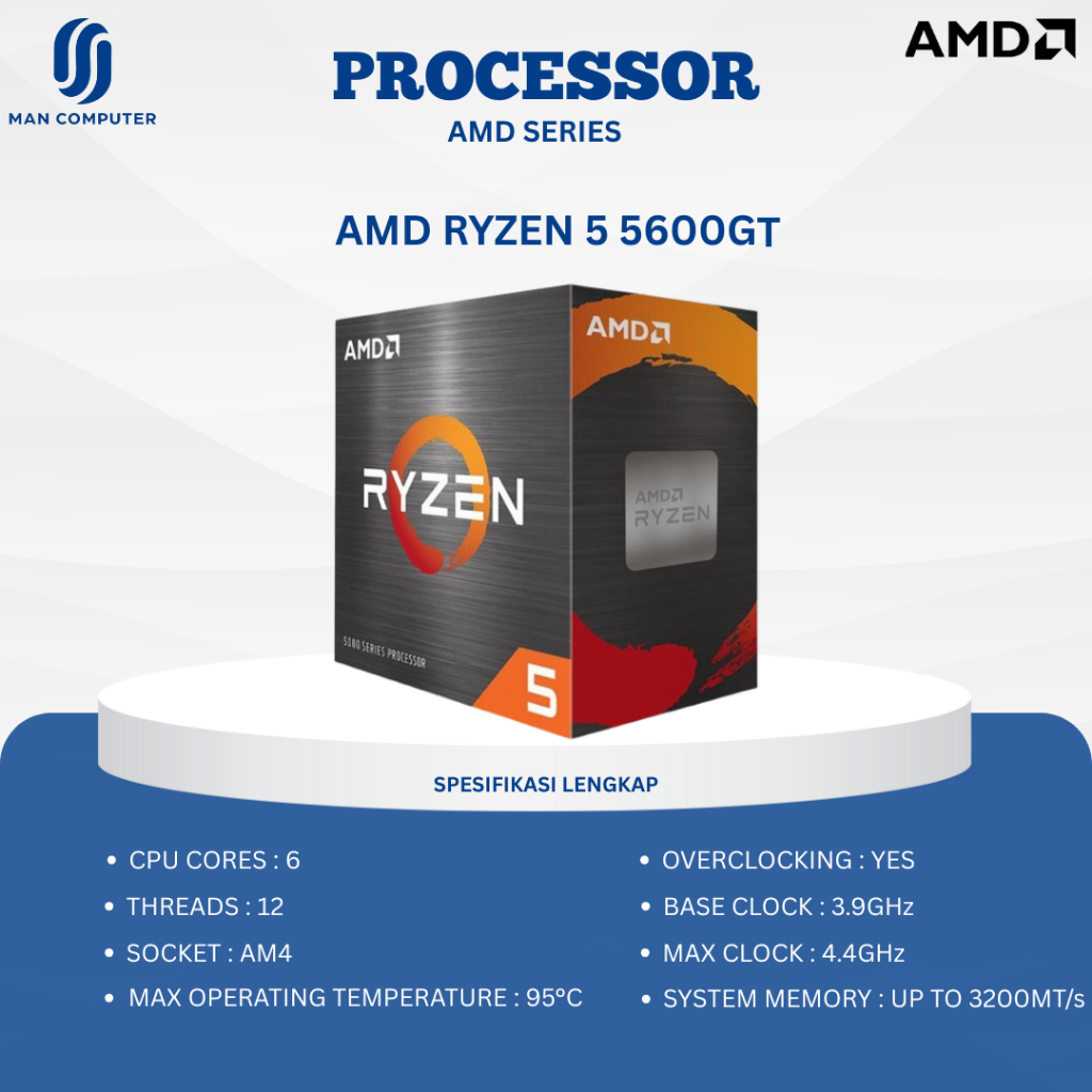 Processor AMD Ryzen 5 5600GT (Socket AM4)
