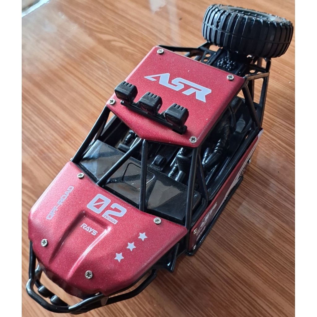 BODI / CHASIS SET  RC OFFROAD 4WD ASR / JPRE SKALA 1:16 TEAM ROCK CRAWLER