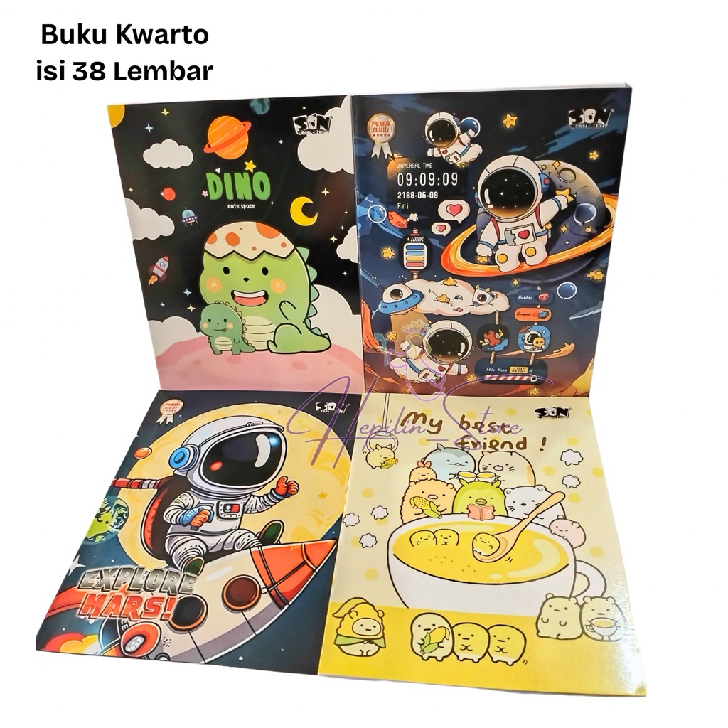 

NEW 1 BUKU Tulis isi 38 Lembar Motif Dino atau Momo / Buku Tulis Kwarto SON ECER 1 BUKU / Buku Tulis Gambar Lucu