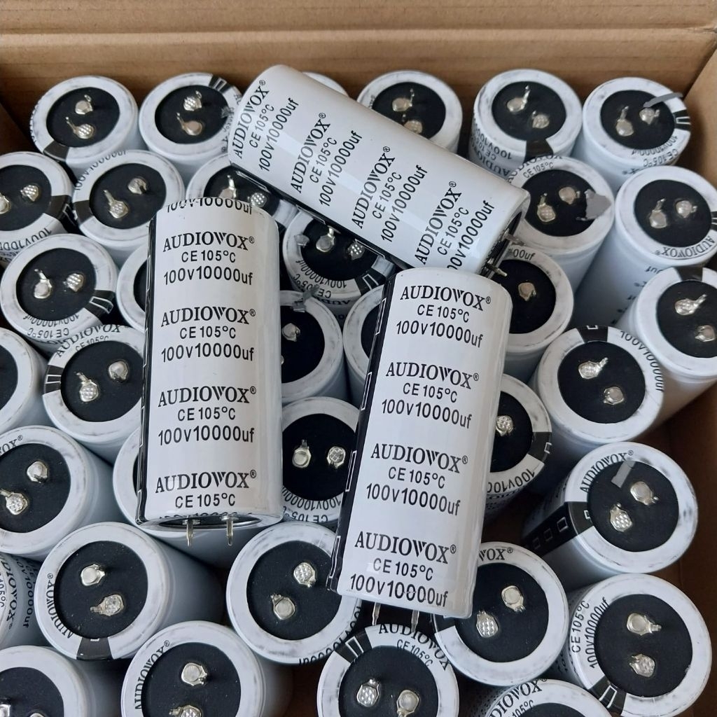 Jtterang Elco Audiovox 100V 10000Uf, Elco Audiovox 10000Uf 100V , Elco Audiovox Putih 100V