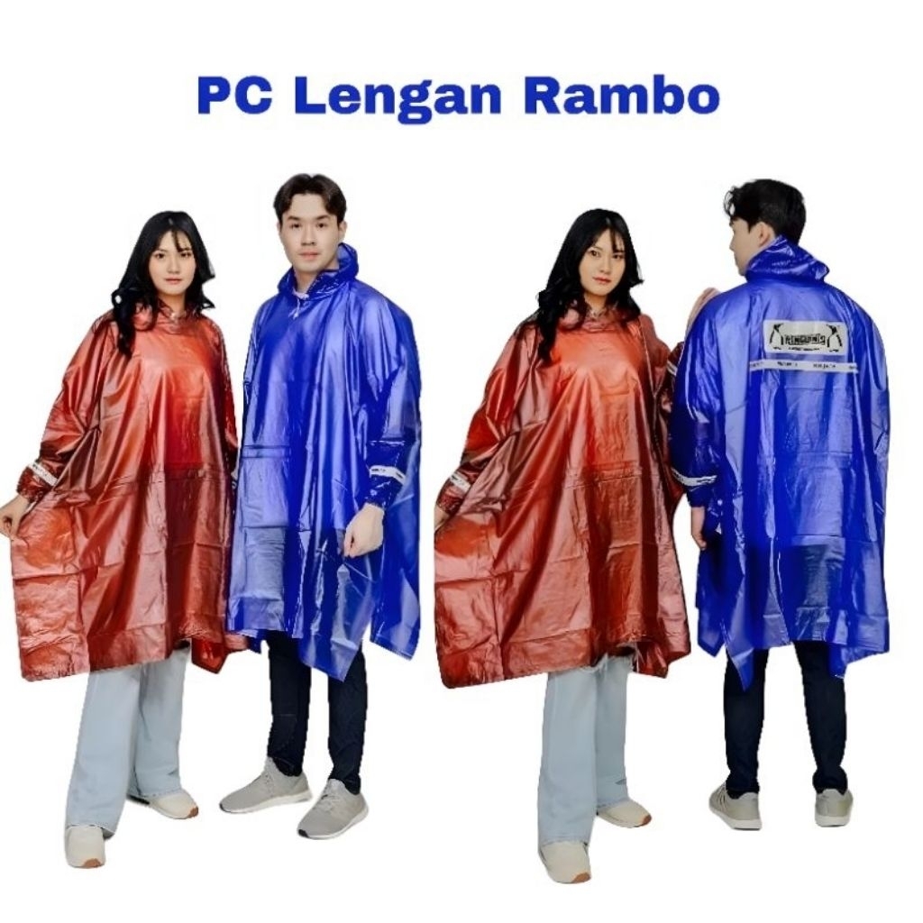 Jas Hujan Penguin Ponco Lengan Rambo