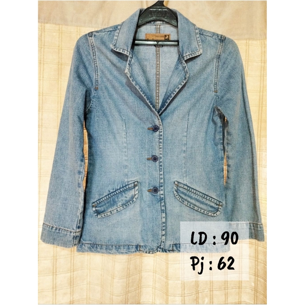 Jaket Jeans Wanita Preloved (Lois)