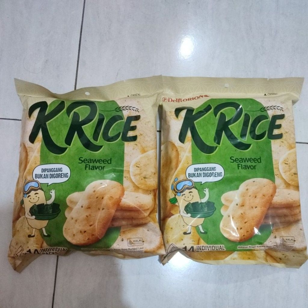 

DelfiOrion KRice Seaweed Flavor 119gram (14 bungkus @7.9g)
