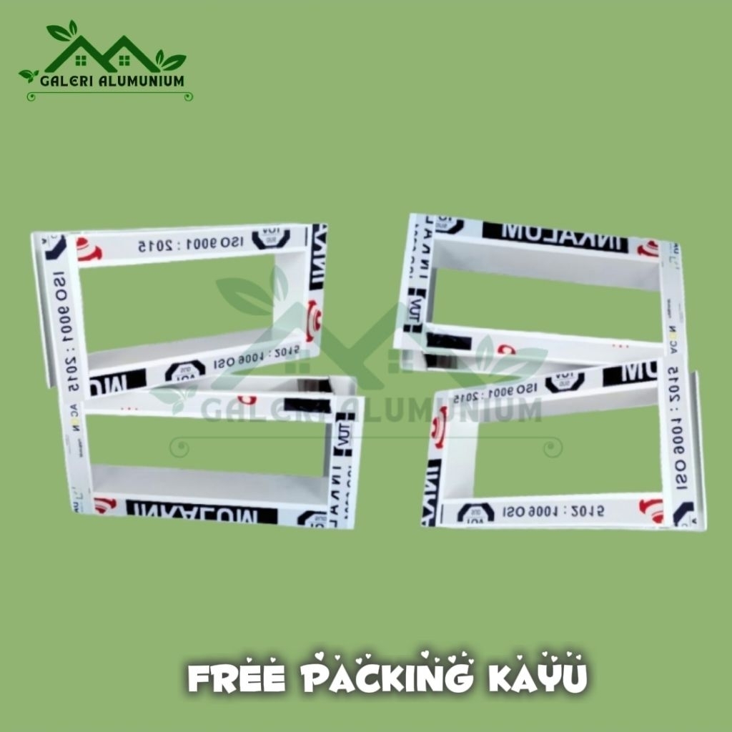 loster lubang angin Alumunium tanpa kaca tinggal pasang free packing